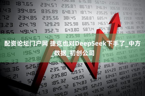 配资论坛门户网 捷克也对DeepSeek下手了_中方_数据_初创公司